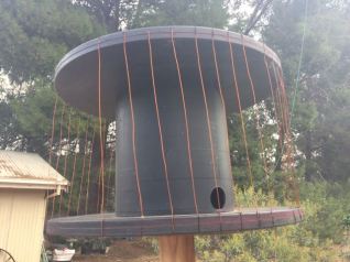 Bill's 'bird cage' antenna